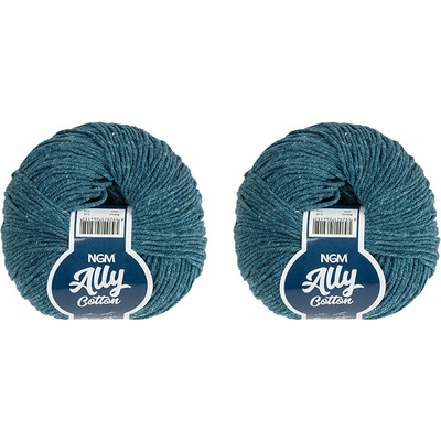 BELLATEX Ally cotton 50 g súprava 2 ks - 050 petrolejová