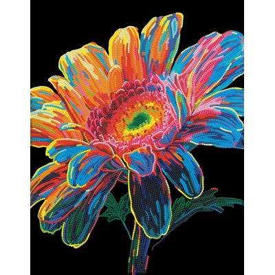 DIAMOND DOTZ Neon Gerbera 45,70 x 35,50 cm