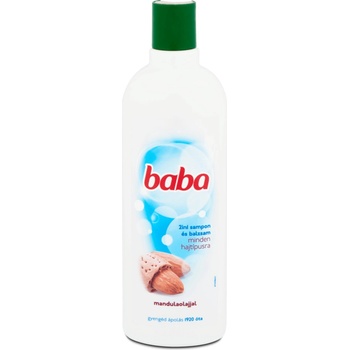 Baba šampón s balzamom pre všetky typy vlasov 2in1 Mamdľový olej 400 ml