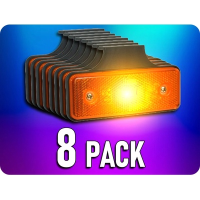 TruckLED Boční obrysové 2xLED světlo na kamion, 12-24V/8-PACK! [L1035-B] | Zboží Auto