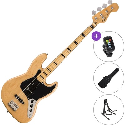 Squier Classic Vibe '70s Jazz Bass MN SET Natural Електрическа бас китара