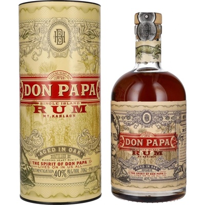 Don Papa 7y 40% 0,7 l (tuba) – Hledejceny.cz