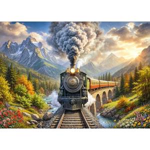Cherry Pazzi - Puzzle The Golden Express - 1 000 piese