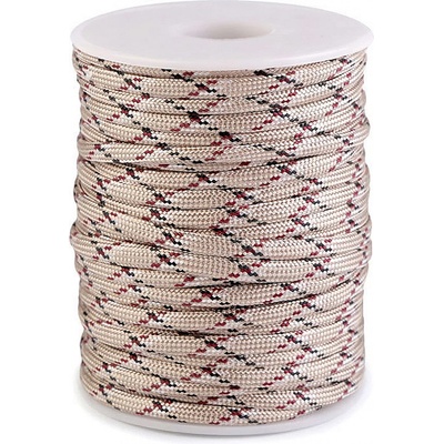 Textil Soldán Šňůrka padáková 310230/11, přírodní hnědá, průměr 4mm (šňůra na metry)
