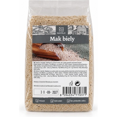 Najtelo Mak biely 300 g