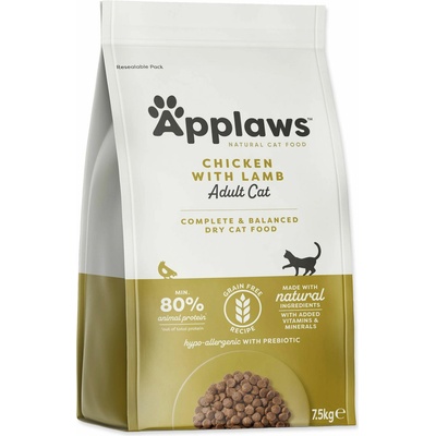 Applaws cat Adult Chicken & Lamb 2 x 7,5 kg