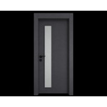 EUROSTILL Интериорна врата с каса EUROSTILL MILANO с остъкление Advanced PW 88x205 cm Антрацит (DMPW20588UG150/S)