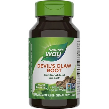 Nature's Way Devil's Claw Secondary Root, 480 mg, 100 капсули, Nature's Way (12350)