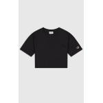 Champion Тениска Champion Kids Regular Fit T-Shirt - Black
