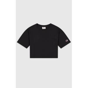 Champion Тениска Champion Kids Regular Fit T-Shirt - Black