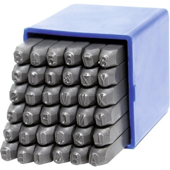 DEMA Raznice písmená + čísla 4 mm, 36-dielna sada