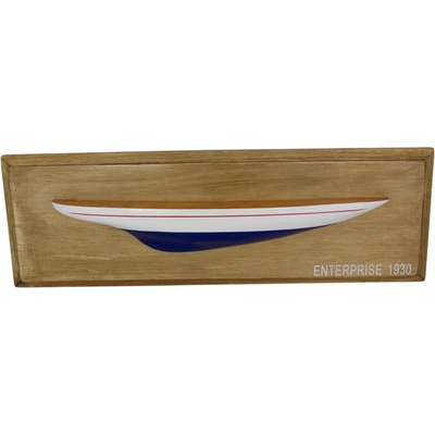 SEA Club Enterprise - poloviční loď na palubě, dřevo, 47,5x15,5x5cm 5313