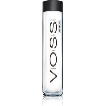 Voss perlivá 375ml SKLO BLACK EDITION