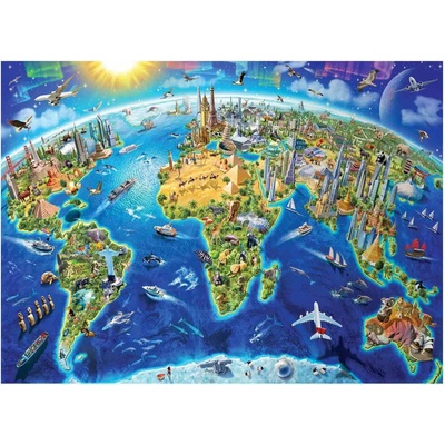 Anatolian - Puzzle World Landmarks - 4 000 piese