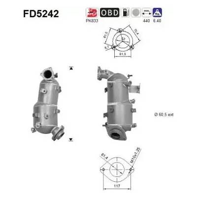 AS Filtr pevných částic ASA FD5242