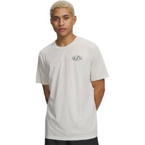 Under Armour Тениска Under Armour Men's Mountain Short Sleeve Performance T-Shirt - Stone/Green