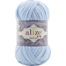 Alize Velluto Farba: baby modrá 218