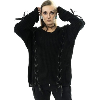 HEARTLESS дамски пуловер heartless - ishana jumper - ЧЕРЕН - poi1484