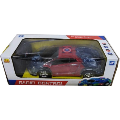 Armtoys КОЛА РАДИОКОНТРОЛ 4 ПОСОКИ СЪС СВЕТЕЩО КУПЕ СИН СУПЕРГЕРОЙ