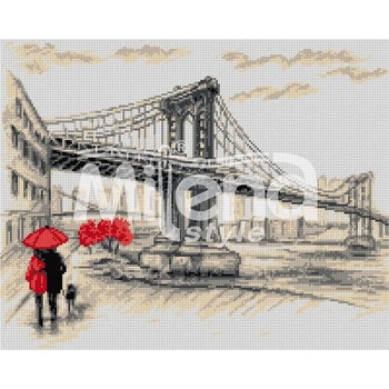 Milena Style Ню Йорк - гоблен със схема конци Ariadna 1: 1