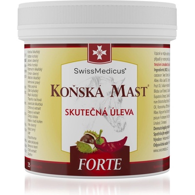 Swissmedicus Koňská mast Forte hřejivá 500 ml – Zbozi.Blesk.cz