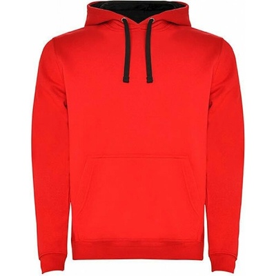 Dětská klokanka Roly s dvojitou kapucí Red Black