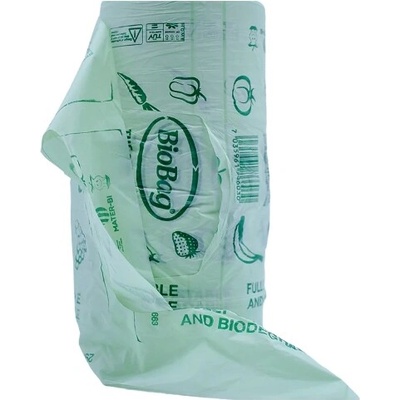 BioBag Kompostovatelné sáčky na ovoce a zeleninu v roli po 300 ks, 13mikronů