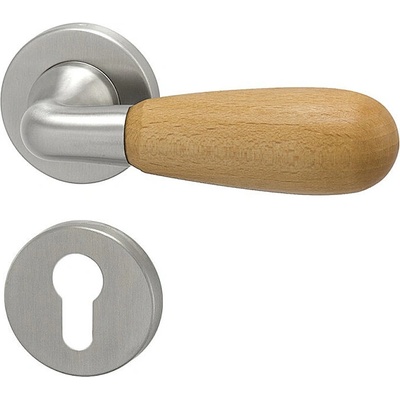HOLAR WS 00 WC klika/klika přírodní/matný satin