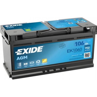 Exide AGM 12V 106Ah 950A EK1060