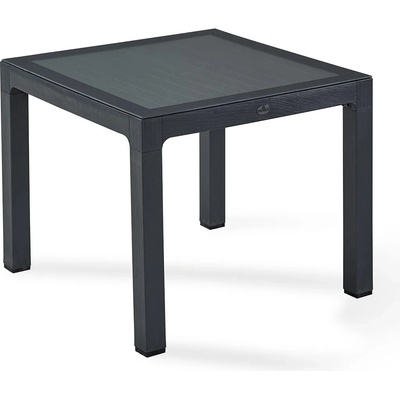 Novussi ГРАДИНСКА МАСА+СТЪКЛО wood 90x90 АНТРАЦИТ (nvs-035-01/01s)