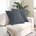 vidaXL Диван възглавници 2 pcs Тъмен сив 60 x 60 cm Кордюрова тъкан (42014015)