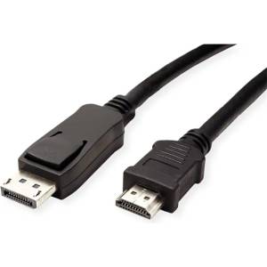 Valueline Кабел DisplayPort 1.1 DP - HDMI, 2K60Hz, M/M, 1, 5 м, черен 11.99. 5779-10 (11.99.5779-10)