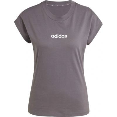 adidas Dámske tričko LINEAR SJ TEE W Fialová Biela