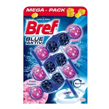 Bref color aktiv ароматизатор за тоалетна чиния, Цветя, 3х50гр
