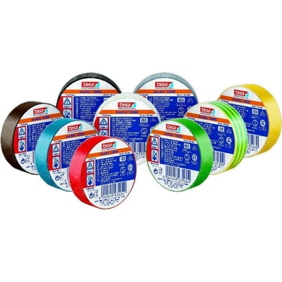 tesa 53988 elektroizolačná páska PVC 10 m x 15 mm červená