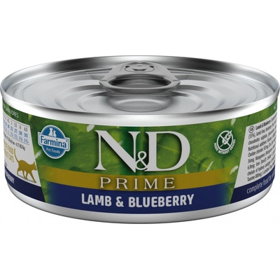 N&D Cat Prime Adult Lamb & Blueberry 80 g