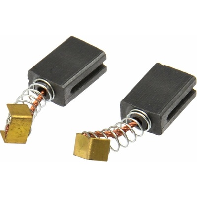 Geko Uhlíkové kartáče 6×10×14 mm s drážkami – náhradný diel pre kotúčové pily