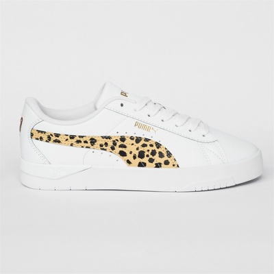 PUMA Дамски маратонки Puma Jada Womens Trainers - White/Leopard