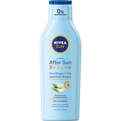 Nivea Sun Лосион за след слънце Protect & Bronze, 200 ml