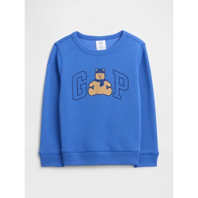 Gap Baby mikina s logem CashSoft Modrá