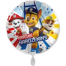 Premioloon Fóliový balón Krásné narozeniny Paw Patrol