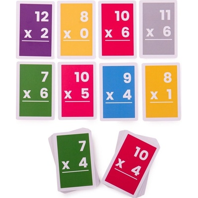 Bigjigs Toys Kartičky násobení 7-12