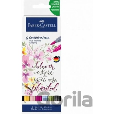 Faber-Castell 164524 Goldfaber Aqua Dual Marker 6 ks Letter
