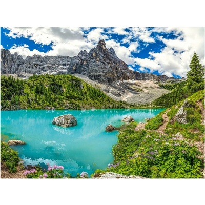 CASTORLAND Jazero Sorapis Alpy Taliansko 2000 dielov
