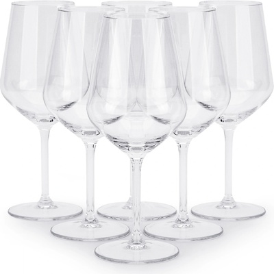 Altom Design Sklenice na víno skleněné poháry na červené víno 6 x 530 ml