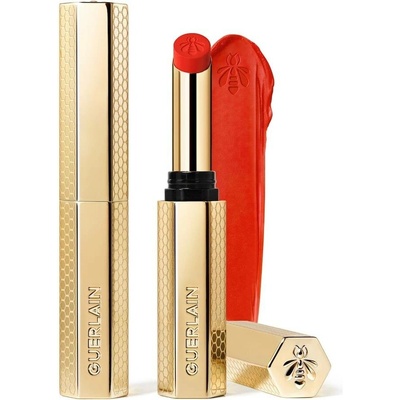 Guerlain KissKiss pečující dlouhotrvající rtěnka obohacená o med rtěnka Červená 1,85 g