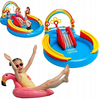 Intex 57453 Duhové hracie centrum 297 x 193 x 135 cm
