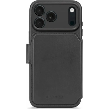 Decoded Кожен калъф Decoded с подвижен портфейл MagSafe за iPhone 17 Pro Max - черен (D26IPO17PMDW5BK)