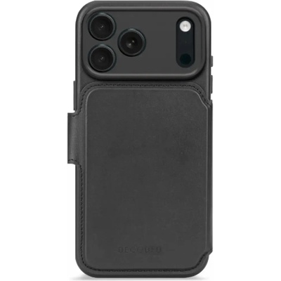 Decoded Кожен калъф Decoded с подвижен портфейл MagSafe за iPhone 17 Pro Max - черен (D26IPO17PMDW5BK)