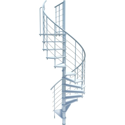 Minka STAIRS Kombinované točité schodiště Venezia Smart bílá/bílá pr. 160 cm